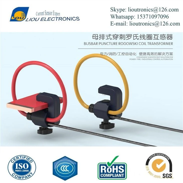 Busbar Puncture Rogowski Coil Current Sensor