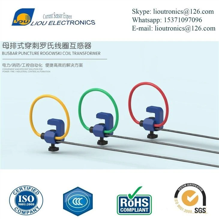 Busbar Puncture Rogowski Coil Current Sensor